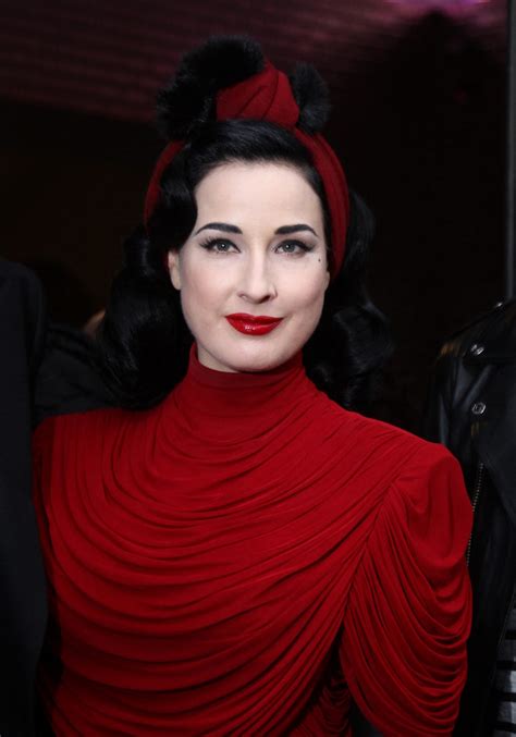 dita von teese naked